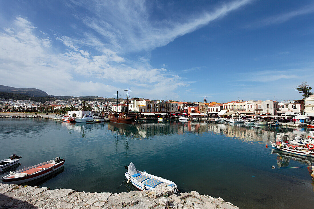 Old venetian port, Rethymnon, Crete, Greece