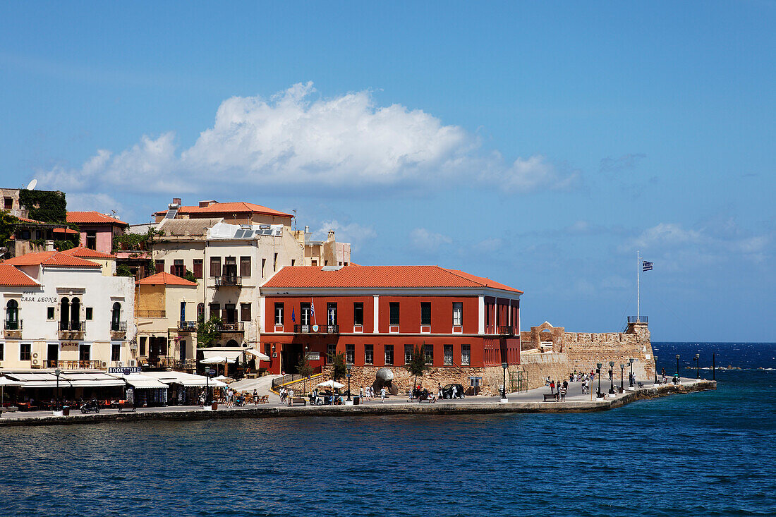 Venezianischer Hafen, Chania, Kreta, Griechenland