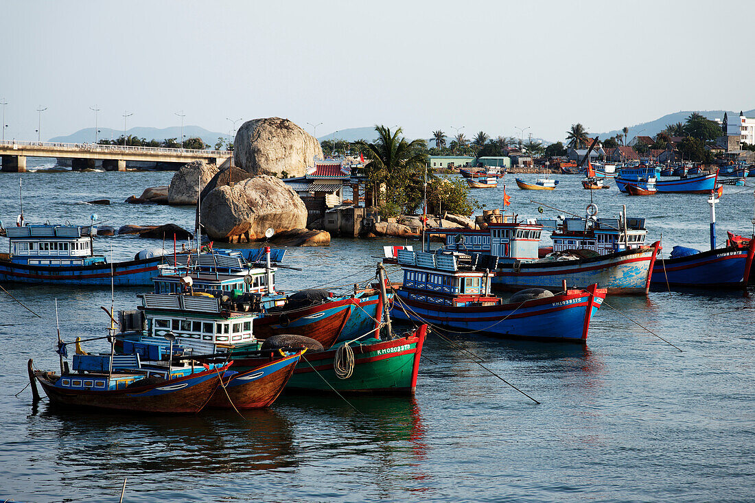 Fishing boats, Nha Trang, Khanh Ha, Vietnam