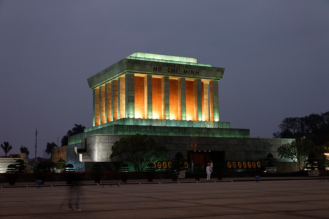 Ho Chi Minh Mausoleum, Ba Dinh Square, Hanoi, Bac Bo, Vietnam