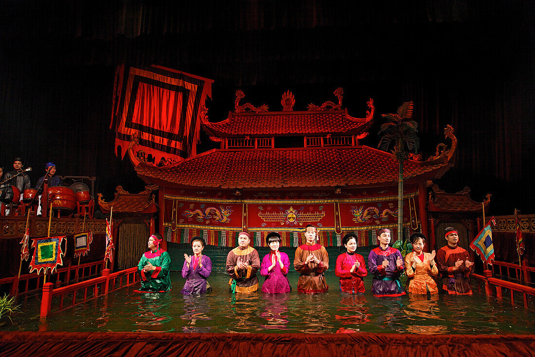 Thang-Long water puppetry, Hanoi, Bac Bo, Vietnam