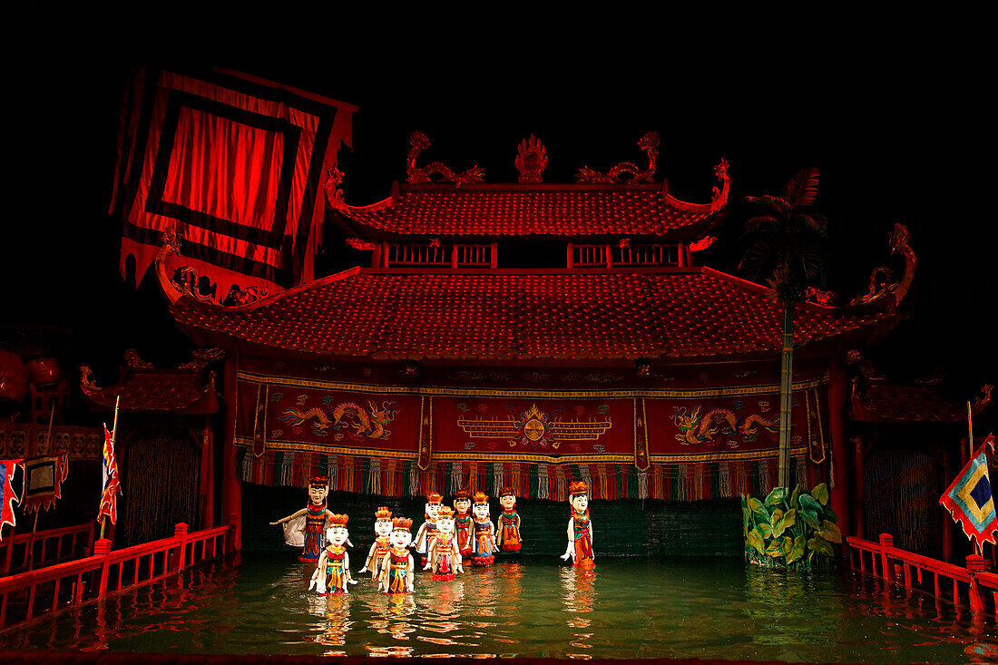 Thang-Long water puppetry, Hanoi, Bac Bo, Vietnam