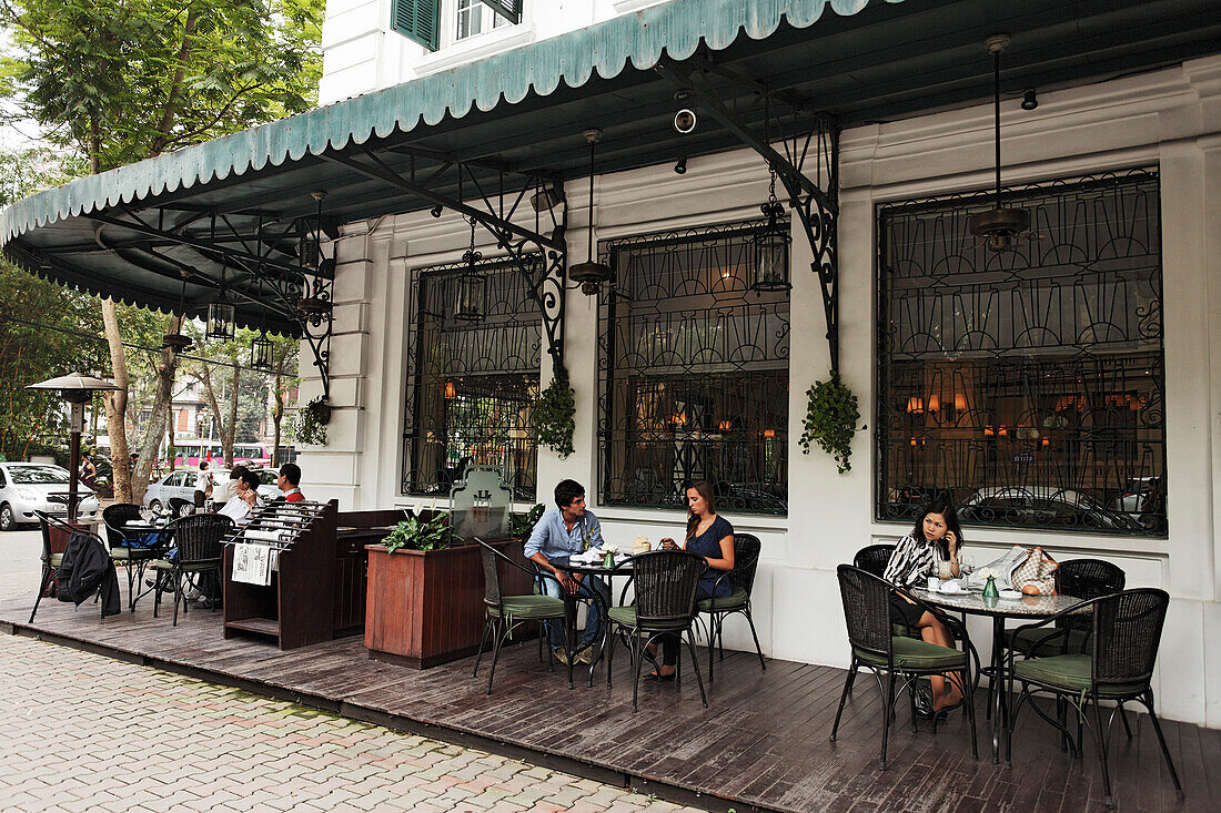 Restaurant, french quarter, Hanoi, Bac Bo, Vietnam