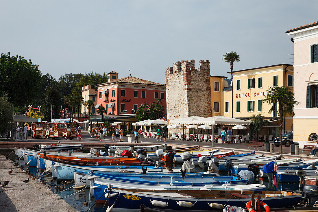 Turm, Bardolino, Gardasee, Venetien, Italien