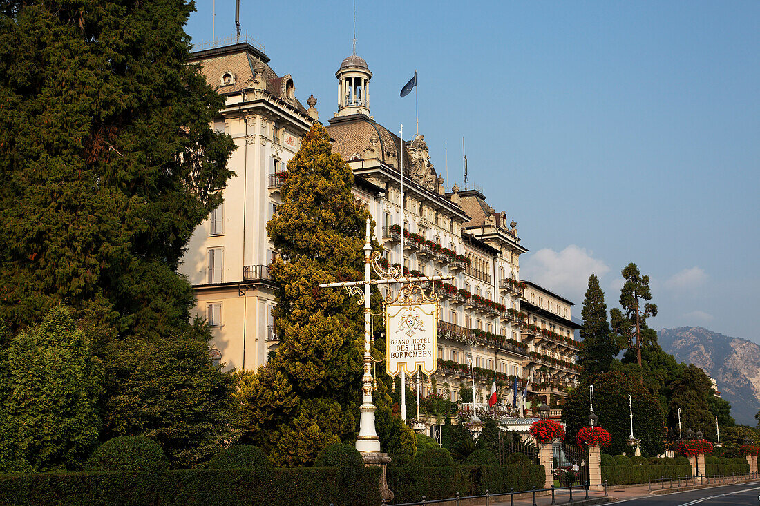 Grand Hotel des Iles Borromees, Stresa, Lago Maggiore, Piemont, Italien