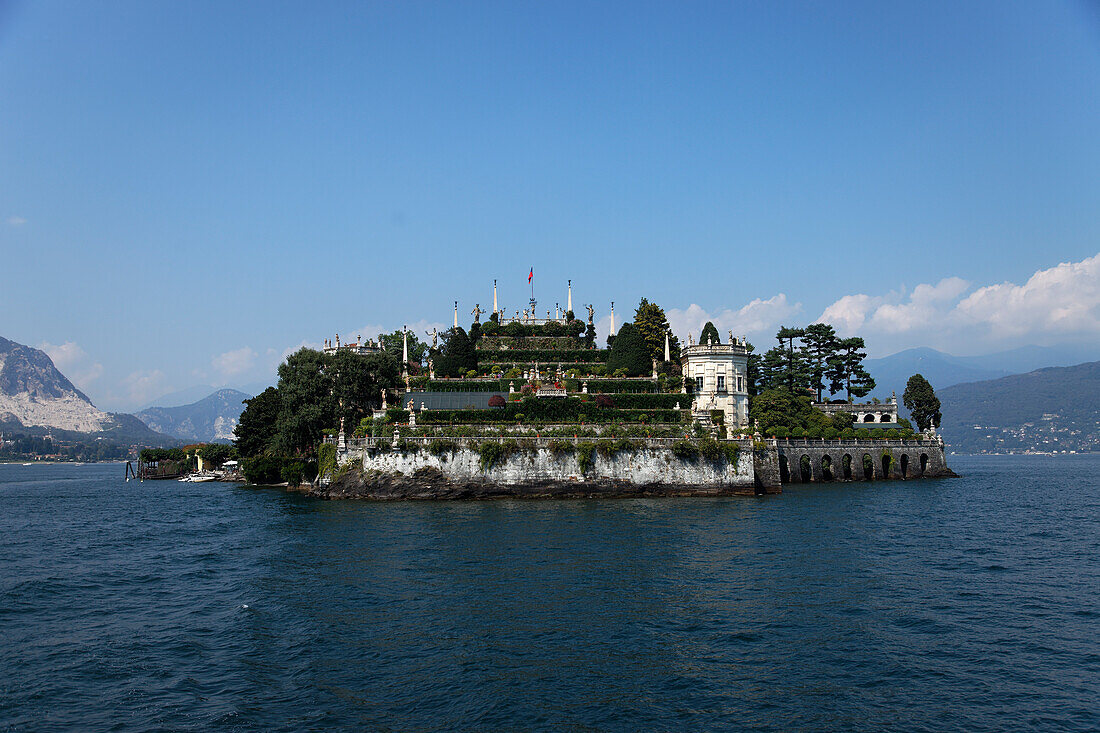 Borromean Palazzo, Isola Bella, Stresa, Lago Maggiore, Piedmont, Italy