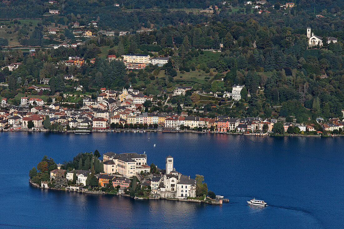 Isola San Giulio, Ortasee, Piemont, Italien