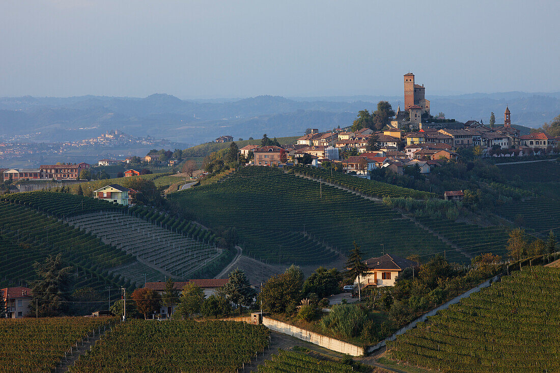 Serralunga d' Alba, Langhe, Piemont, Italien