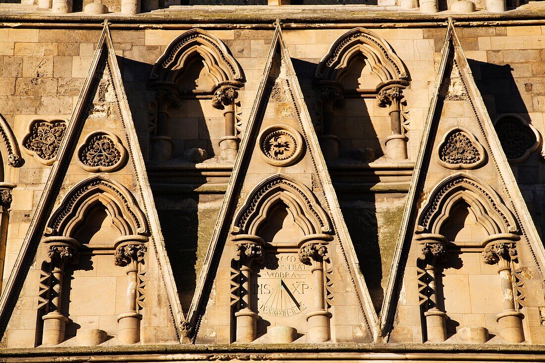 York Minster Sundial Detail York Yorkshire England