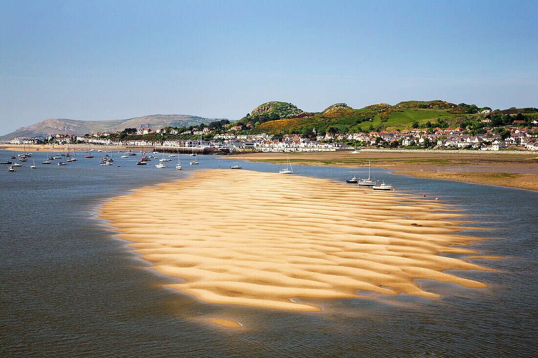 Conway Estuary at Conway Wales