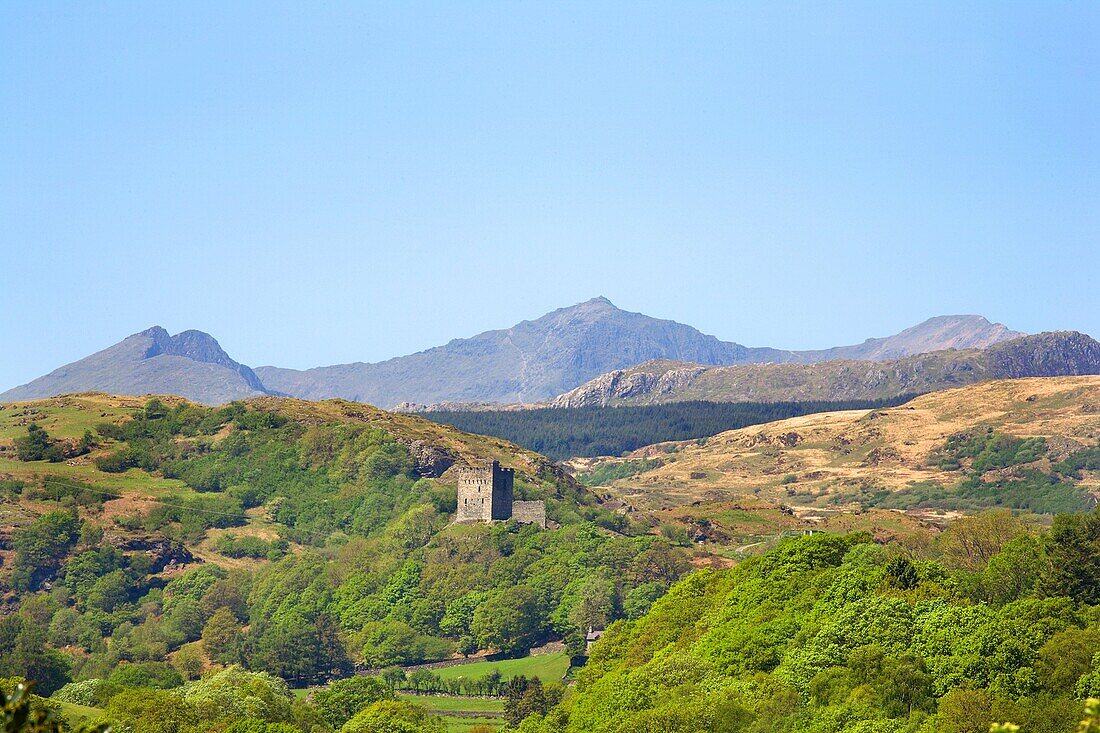 Snowdon and Dolwyddelan Castle Snowdonia Wales