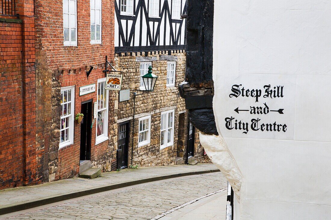 Steep Hill Lincoln Lincolnshire England