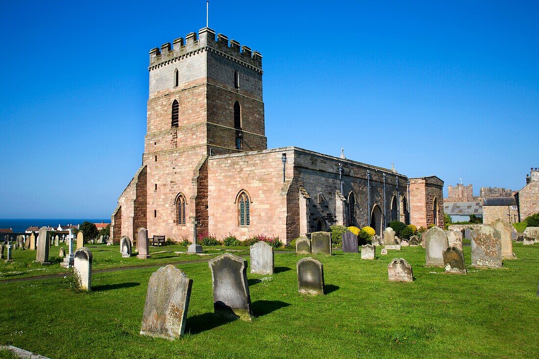 St Aidens Church Bamburgh Northumberland England