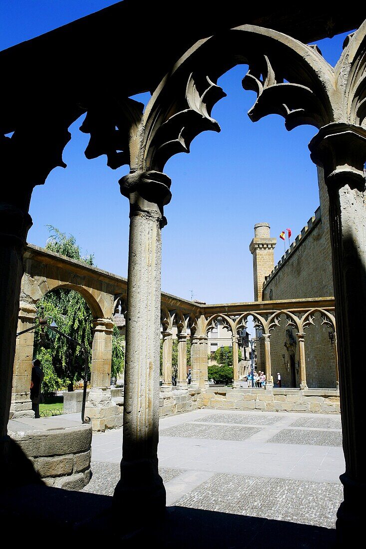 Gothic church of Santa Maria la Real, Olite, Navarra, Spain