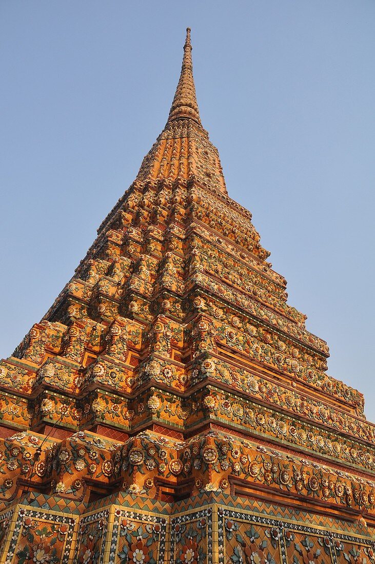 Bangkok (Thailand): Buddhist structure at the Wat Pho's complex