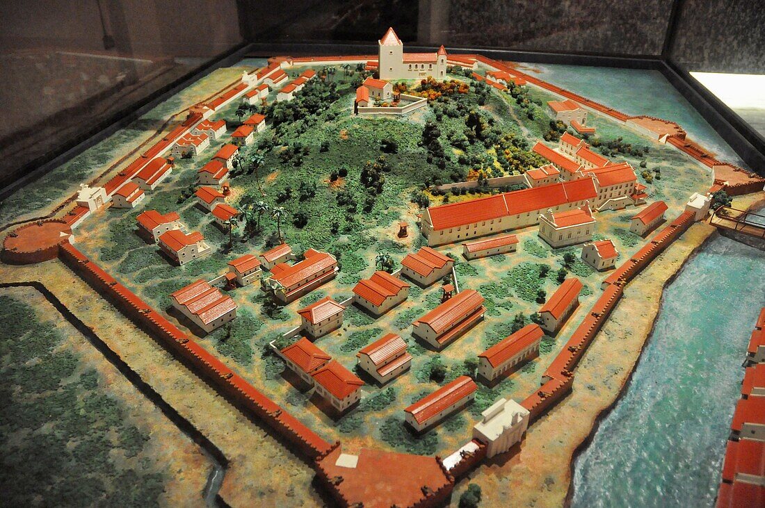 Malacca (Malaysia): the colonial Malacca's plastic model at the History and Ethnography Museum