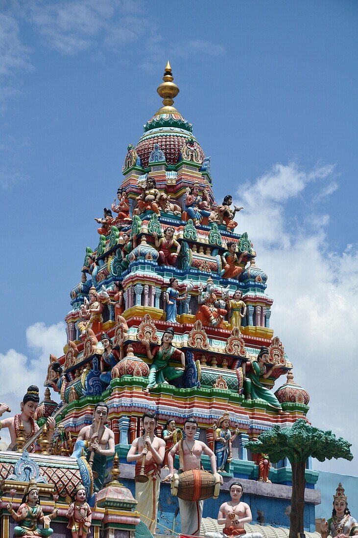 George Town, Penang (Malaysia): detail of an Hindu temple along Jalan Dato Keramat