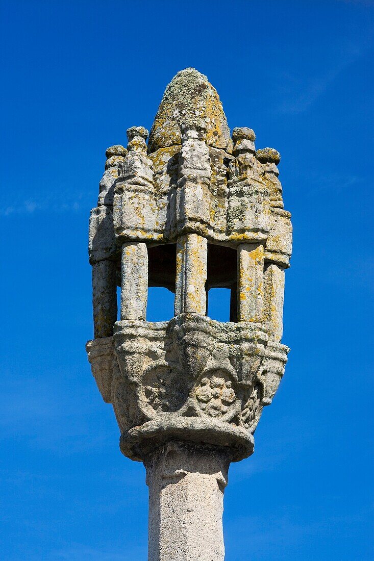 Detail of a pillory in a square of Pinhel, small town in Beira Interior Guarda District Portugal