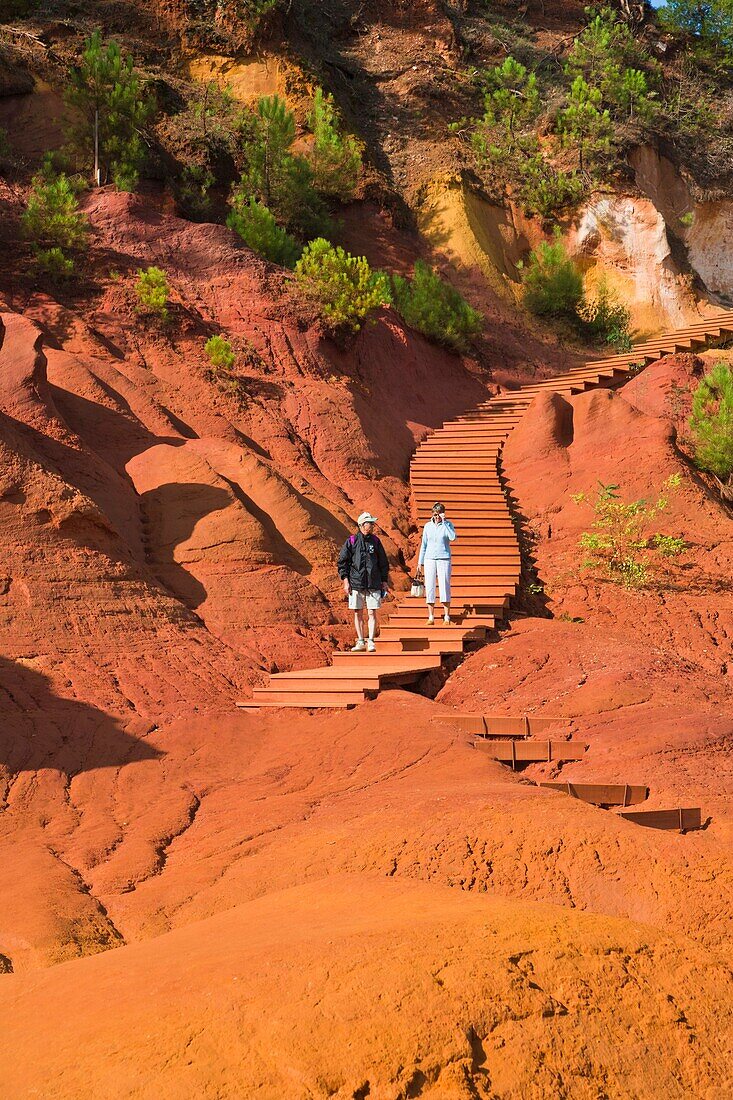 Ochre canyon in Roussillon
