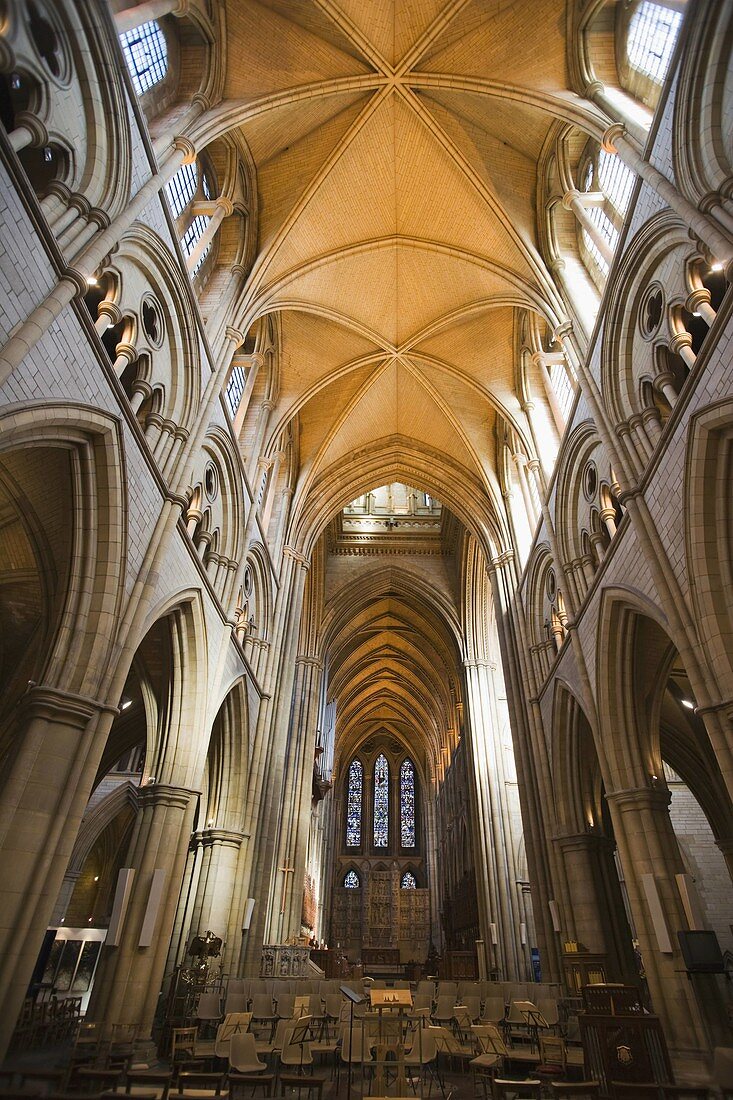 Cathedral. Interior. Truro. Cornwall. England. UK.