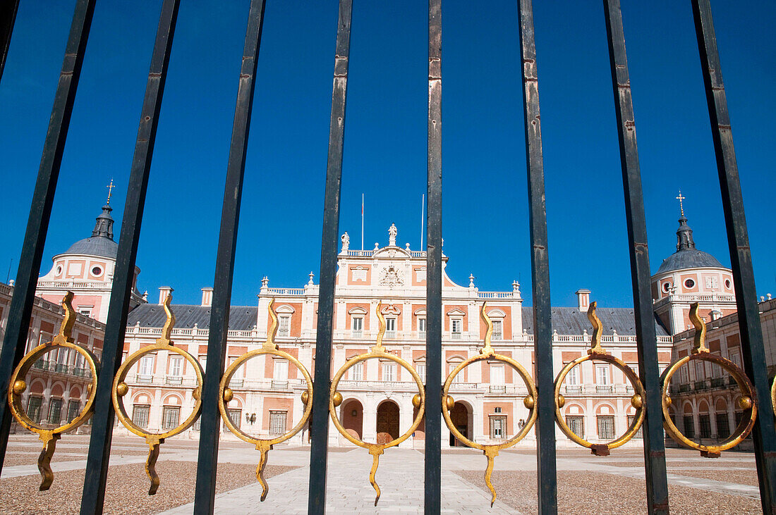 Königlicher Palast. Aranjuez, Provinz Madrid, Spanien.