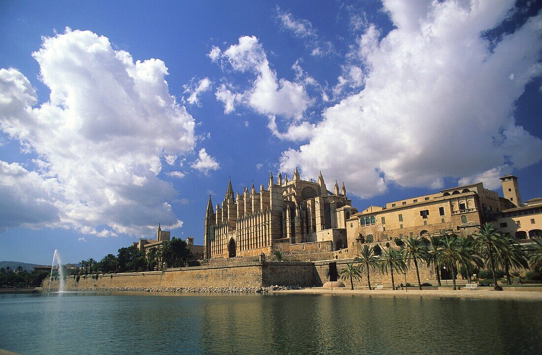 Cathedral of Palma de Mallorca Ghotic art Majorca The Balearic Islands Spain