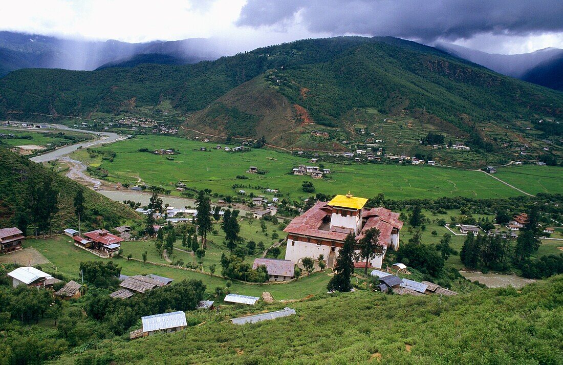 Paro valley, Rinpung, Dzong, Bhutan