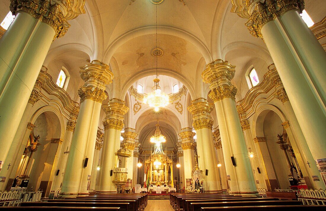 Neoclassical cathedral Potosi Bolivia