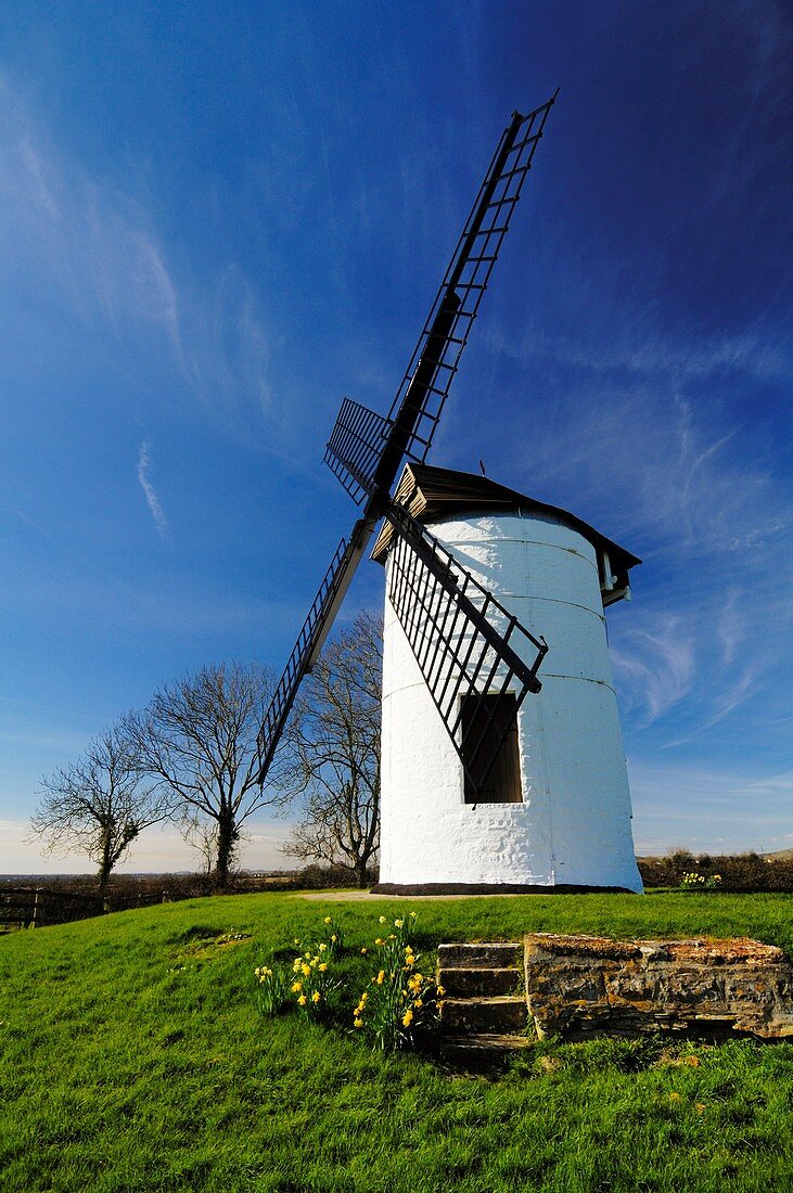 Ashton Windmill at Chapel Allerton in Somerset, England