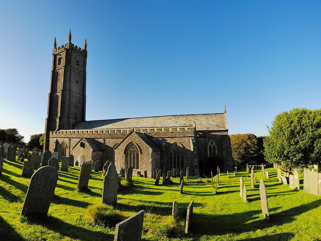 St Nectan's Church in the village of Stoke in North Devon, England Also known as the Cathedral of North Devon, St Nectan's has an unusually high tower, the second highest in Devon