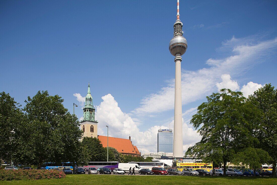 europe, germany, brandenburg, berlin, alexanderplatz, television tower