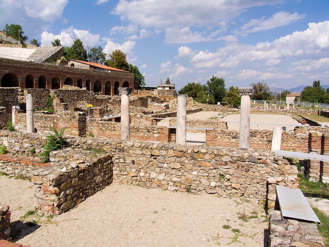 europe, macedonia, ruins of heraclea lyncestis