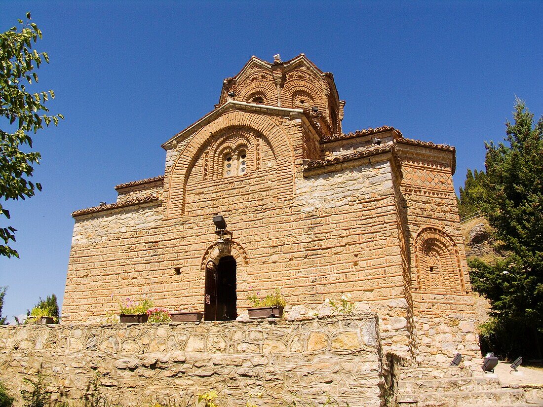 europe, macedonia, lake ohrid, ohrid, church of sveti jovan kaneo