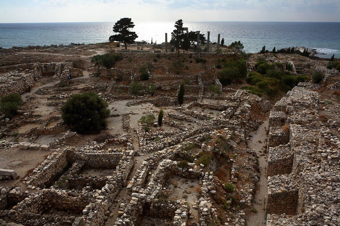 necropolis and castle of the cruzados in Byblos near the Lebanon