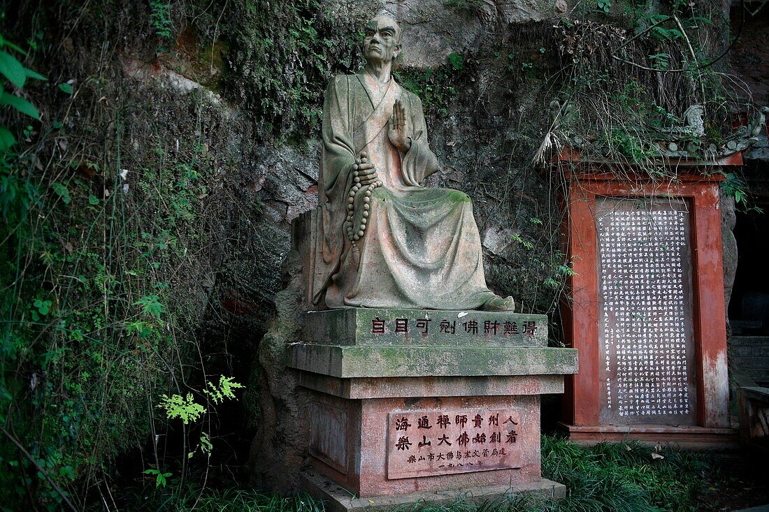 Leshan Giant Buddha is a statue of Maitreya in sitting posture In 1996 the Buddha was included by UNESCO, China