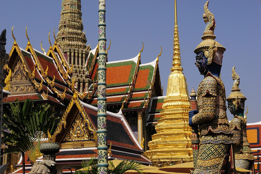 Wat Phra Kaew, Bangkok, Thailand, Asia
