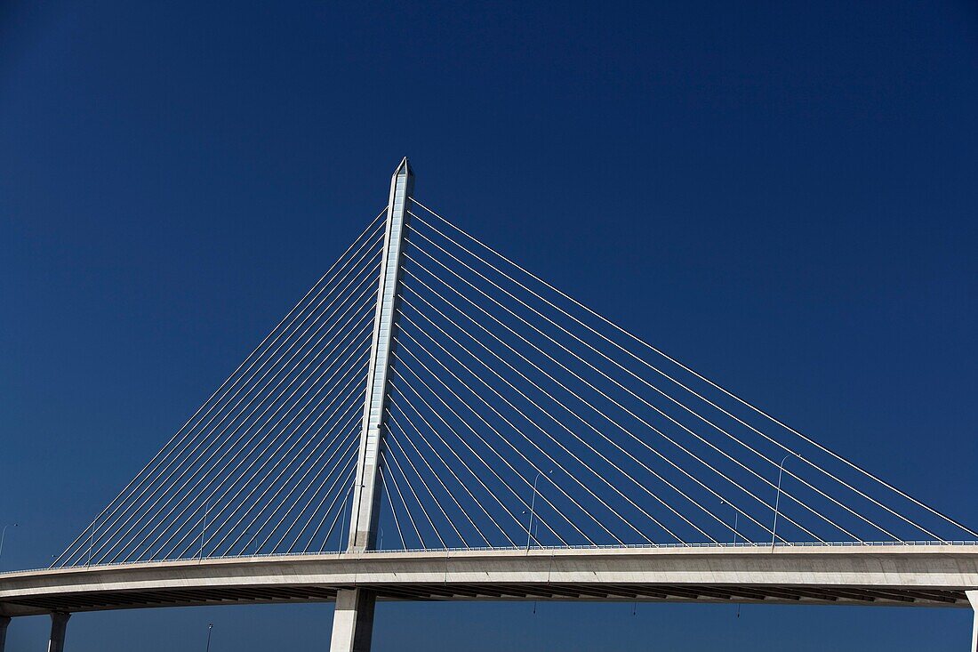Toledo, Ohio - A cable-stayed bridge that carries I-280 over the Maumee River