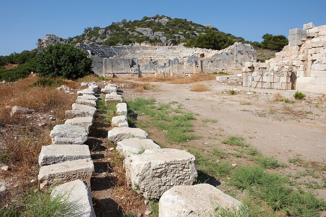 Ruins of Patara, an ancient Lycian city in the South West of modern Turkey