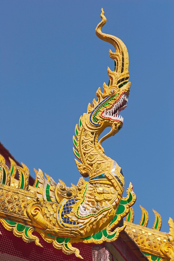 Naga finial Wat Chetawan, Chiang Mai, Thailand