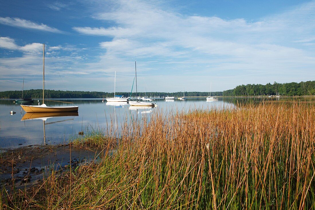 Lake Massabesic in Auburn, New Hampshire USA