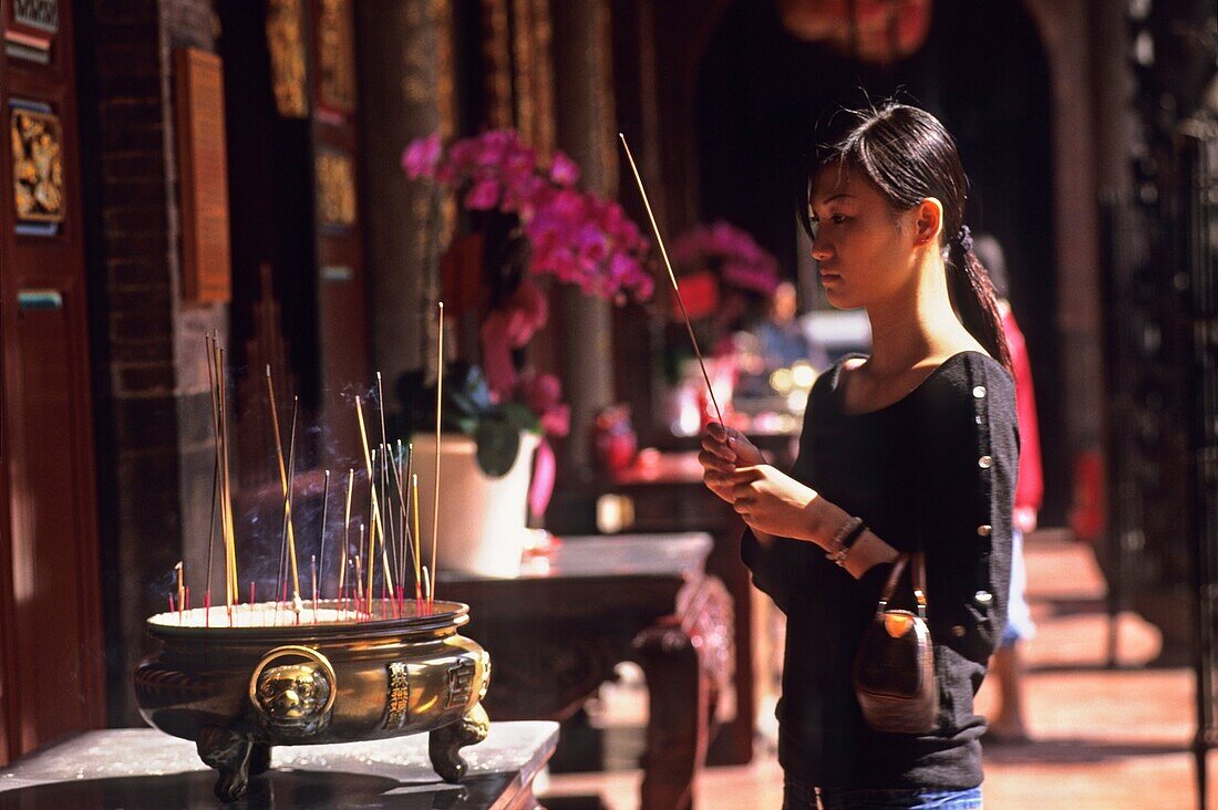 Bao-an Taoist temple in Taipei, Ancient Taiwan Formosa, Republic of China, East Asia