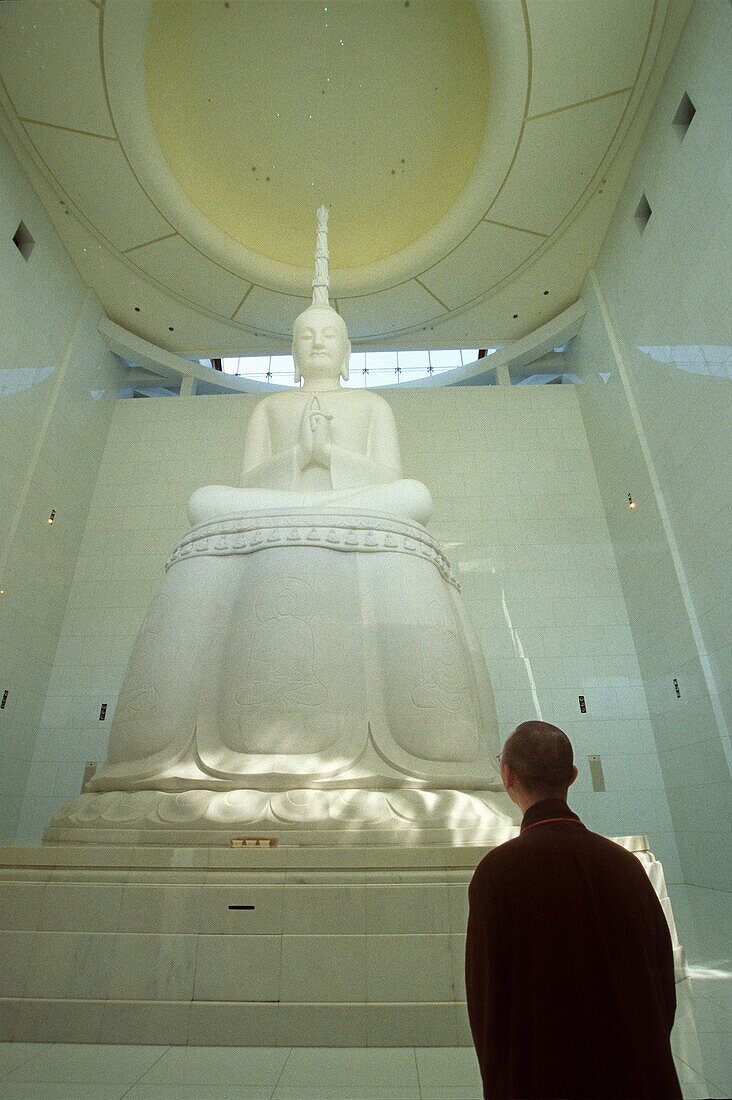 The Chung Tai Chan Buddhist monastery, one of the largest in Taiwan, is located in Puli, Ancient Taiwan Formosa, Republic of China, East Asia