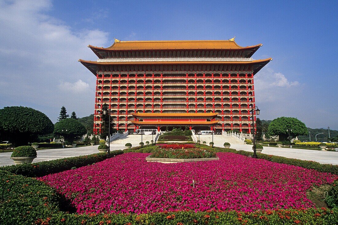 Taipei Grand Hotel, ein 1852 von Chiang Kai-shek erbauter Palast zum Empfang ausländischer Würdenträger, ehemaliges Taiwan Formosa, Republik China, Ostasien