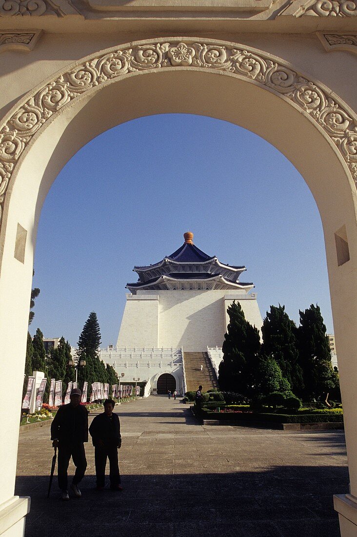 Chiang Kai-shek-Denkmal in Taipeh, Taiwan Ehemaliges Formosa, Republik China, Ostasien