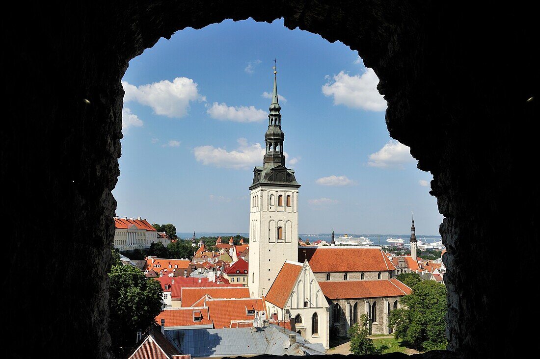 die Niguliste-Kirche aus dem 15. Jahrhundert, ein Museum für religiöse Kunst, Tallinn, estland, nordeuropa