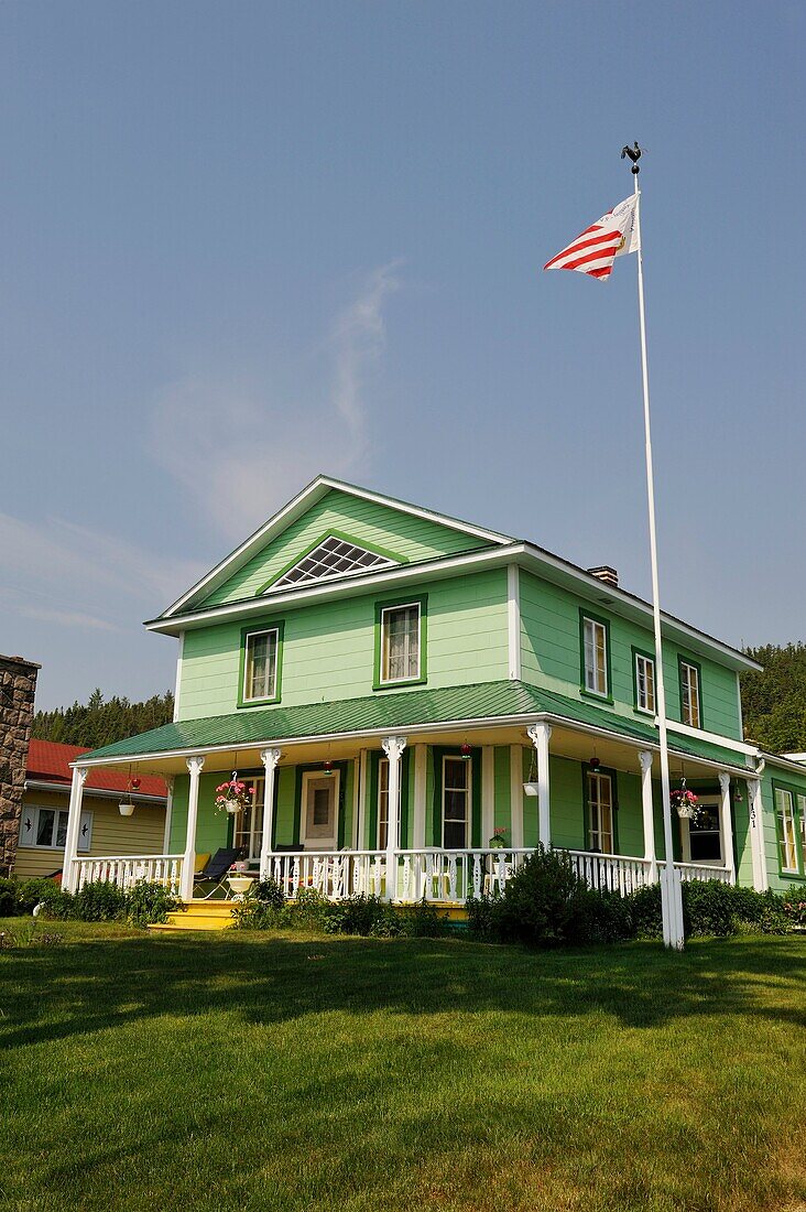 Haus von Tadoussac, Region Cote-Nord, Provinz Québec, Kanada, Nordamerika