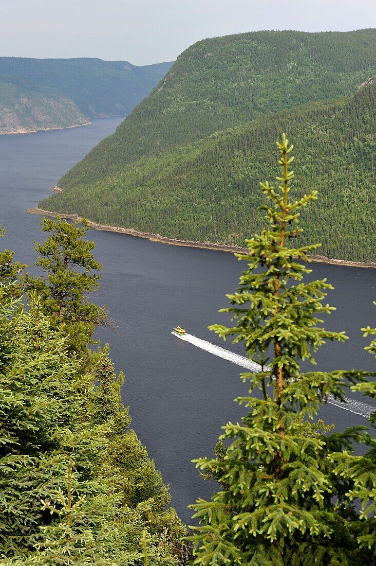 Eternite-Bucht, Saguenay-Nationalpark, Bezirk Riviere-eternite, Provinz Quebec, Kanada, Nordamerika