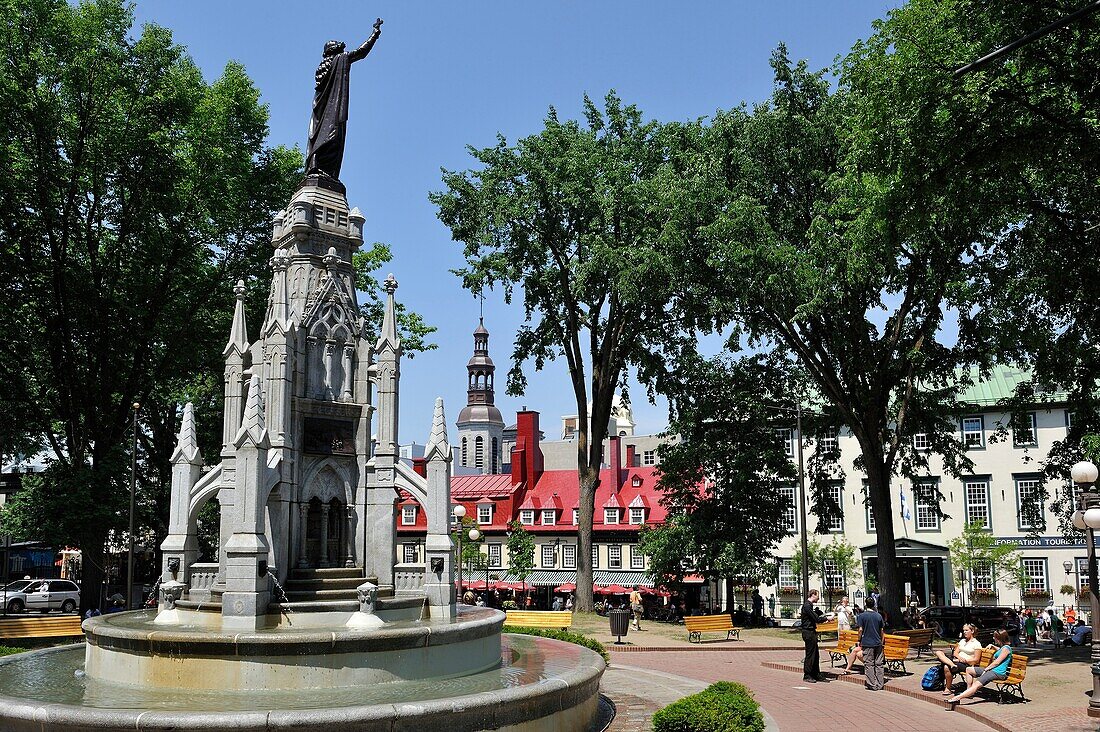 Place d'Armes, Altstadt, Stadt Québec, Provinz Québec, Kanada, Nordamerika