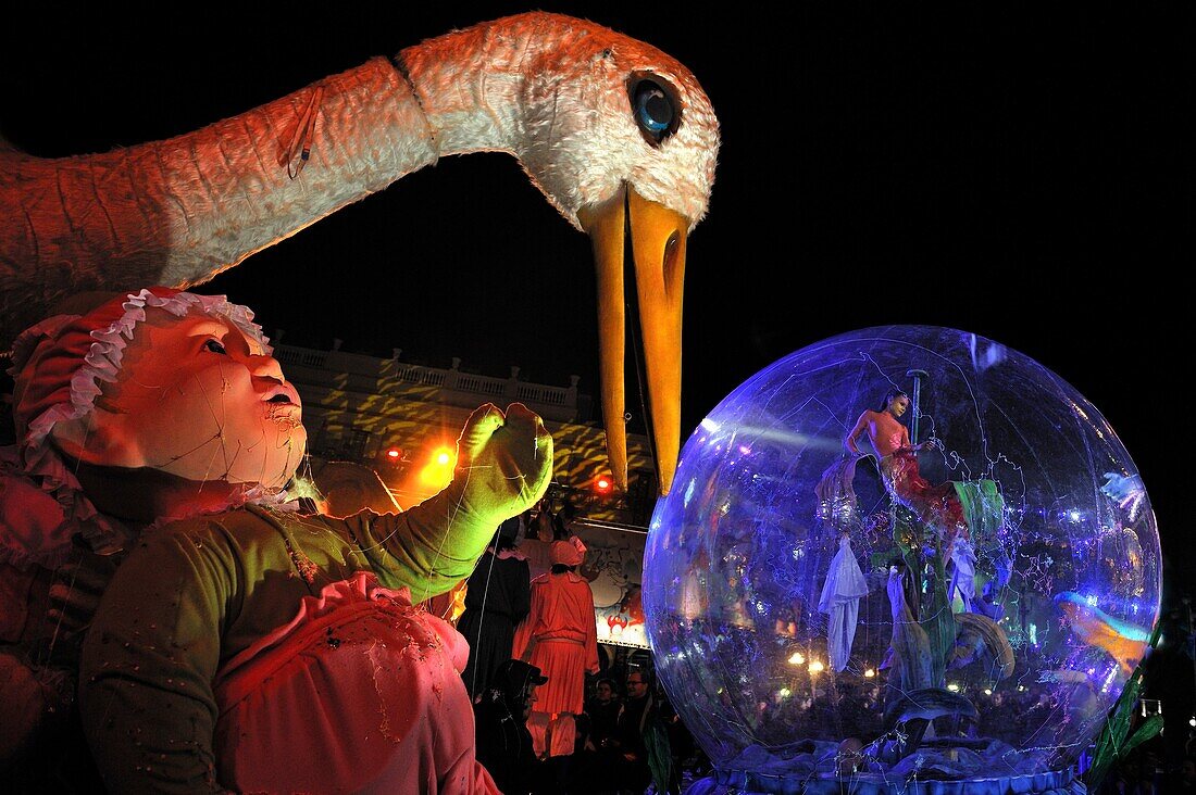 Karneval von Nizza, Nizza, Côte d'Azur, Alpes-Maritimes-Meeresalpen, Frankreich