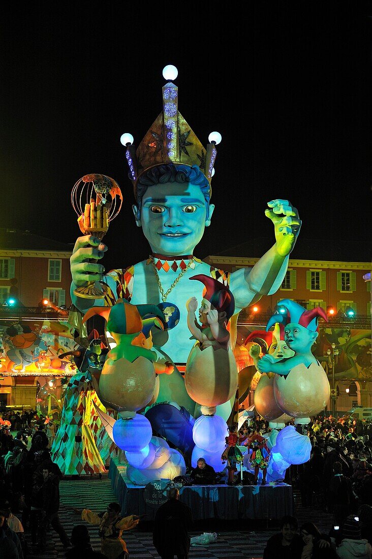 Karneval von Nizza, Nizza, Côte d'Azur, Alpes-Maritimes-Meeresalpen, Frankreich